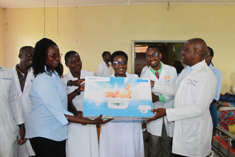 NUMA Supports Kabwohe Health Centre IV with Donation of Baby Weighing Scales and Food Items